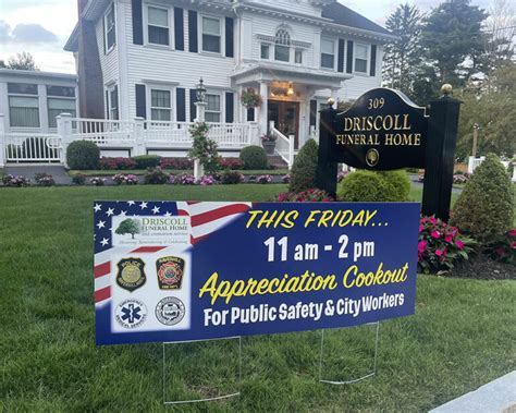 Driscoll Funeral Home Hosts First Responders, City Workers at ...