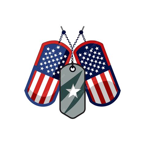Dog Tags With Flag Puerto Rico Flag Dog Tag, Military Shape