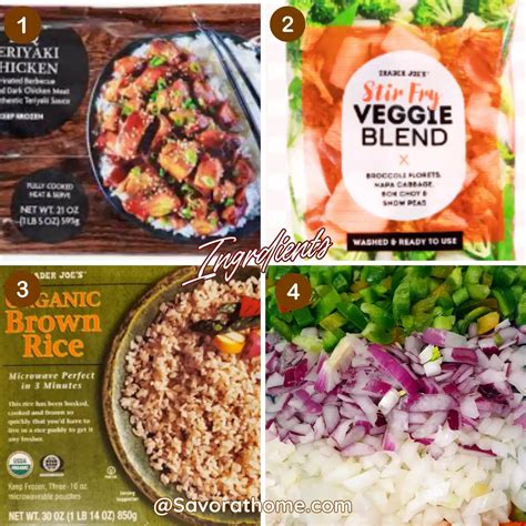 Quick & Healthy Trader Joe's Bbq Chicken Teriyaki