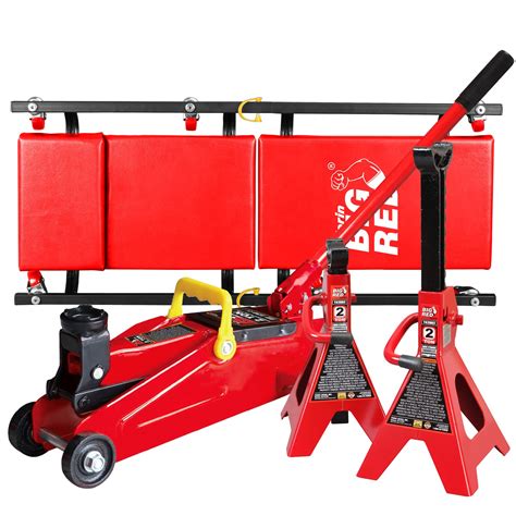 BIG RED T82040 Torin Hydraulic Trolley Floor Service/Floor Combo with 2 ...