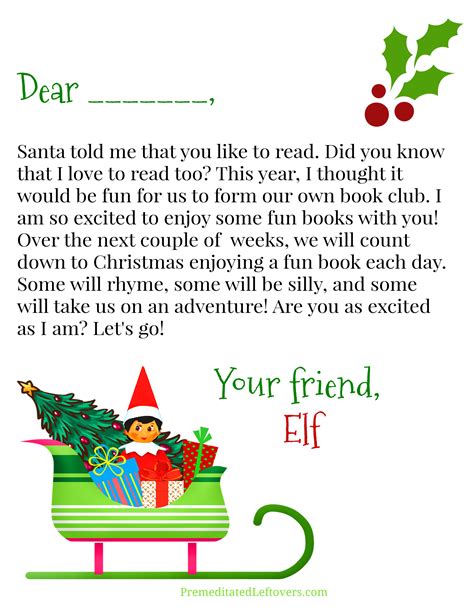 Printable Elf On The Shelf Welcome Letter - prntbl ...