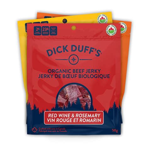 Dick Duff's Organic Beef Jerky (Pack of 3 Flavours) - Dick Duff's ...