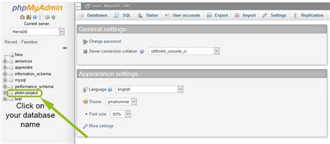 Image result for PHPMyAdmin Database Management