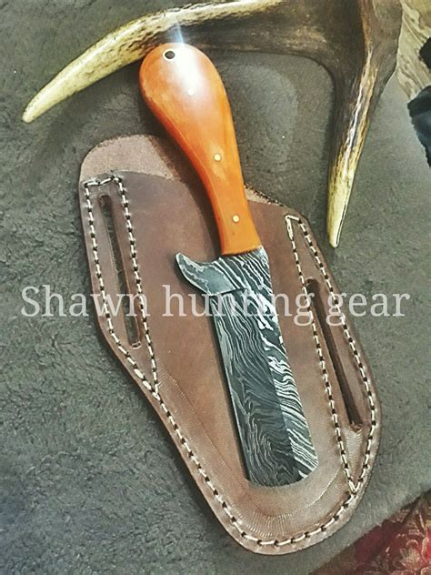 CutNgrow 95.Handmade CowBoy bull cutter gorgeous knife - Shawn Hunting Gear