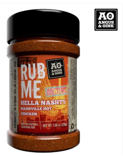 Angus and Oink Hella Nashty Nashville Hot Chicken Rub - Walmart.com