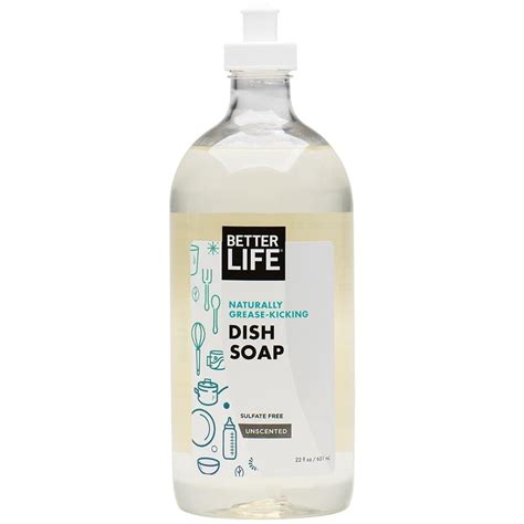 Better Life Dishwashing Soap - Unscented - 22 fl oz - Walmart.com