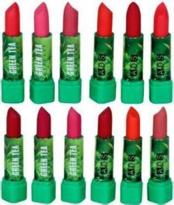 Red Ballons Non-Smudging Green Tea Extracts Set Of 6 Matte Lipstick For ...