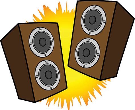 Royalty Free Sound Speaker Amplifier Cartoon Clip Art, Vector Images ...