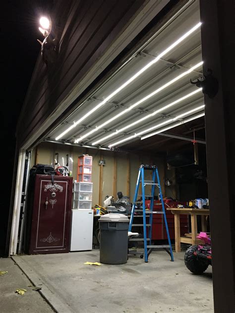 Single Track Garage Door Lighting System | Garage Door Lighting