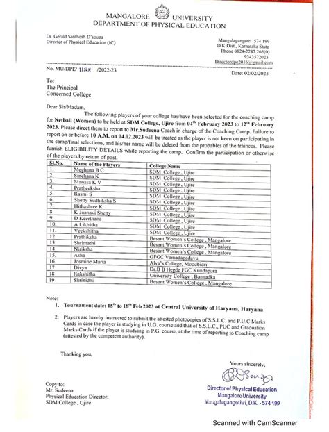 All India Inter University Netball Tournament : Department of Physical ...