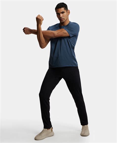 Buy Soft Touch Microfiber Elastane Stretch Trackpant with Side Pockets ...