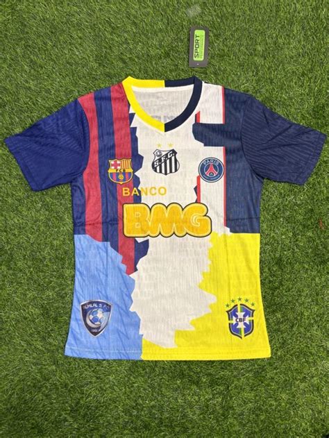 Neymar Jr Tribute Combo Jersey Player Edition Half Sleeve