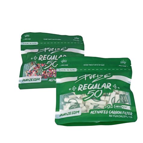 Filtro a carbone attivo PURIZE® - Dimensione regolare 50pz