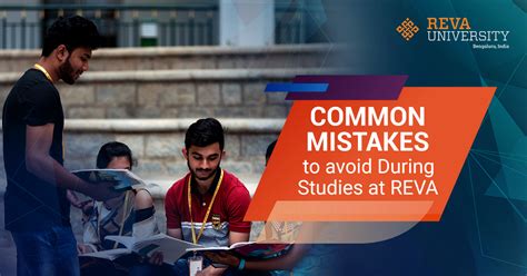 Common Mistakes To Avoid During Studies At REVA