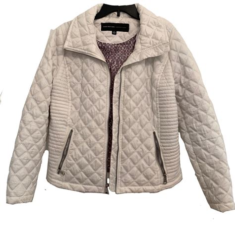 Marc New York Women's White Jacket | Depop