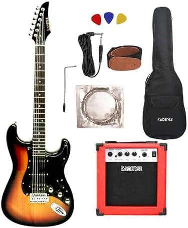 Juarez JRZ-ST01 38 Inches Wood 6-String Electric Guitar, Right Handed ...