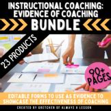 Instructional Coaching: Coach Performance Evaluation Rubric [Editable]