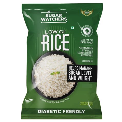 Low-GI Rice, Diabetic Friendly, US FDA Registered – Sugar Watchers Low ...