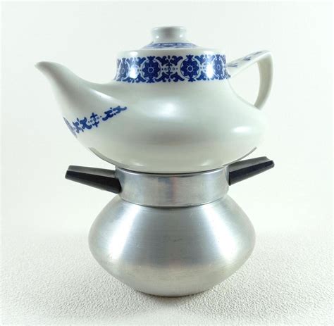 Rare "letizia" Patented Model Espresso Coffee Maker 4 Cups Aluminum and Porcelain Coffee Maker ...