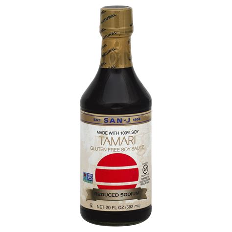 San-J Low Sodium Tamari Soy Sauce 20 oz | Shipt