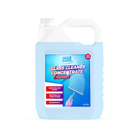 Stain Crew Glass Cleaner Concentrate with Anti-Static Property | Refil ...