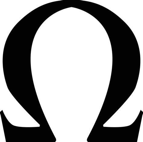 Omega greek letter icon on white background. Omega symbol. Omega ...