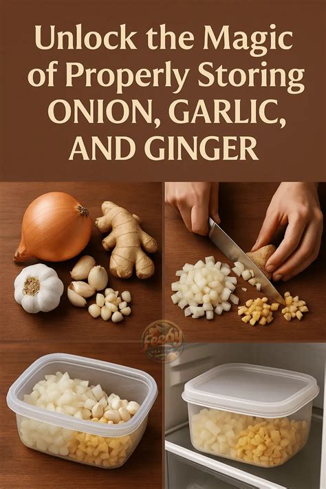 Unlock the Magic of Properly Storing Onion, Garlic, and Ginger