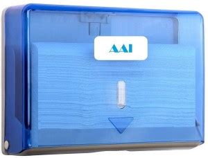 AAI ECO TD9939 ECCO BLUE TRANSPARENT Z-FOLD TISSUE Paper Dispenser ...