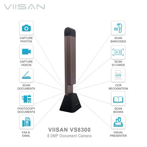 Buy Viisan VS8300 - Document Camera (8.0 Megapixels, Scan Size A3 or A4 ...