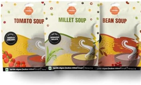 Bean/Millet/Tomato Soup Mix, combo offer 40gX3, one pack serves 3-4 ...