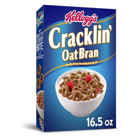 Kellogg's Cracklin' Oat Bran, Breakfast Cereal, Original, 16.5 Oz ...