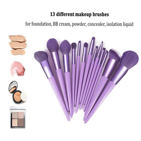 Makeup Brush 13pcs Brushes Set3pcs Cosmetic Makeup Sponge1pcs Makeup ...