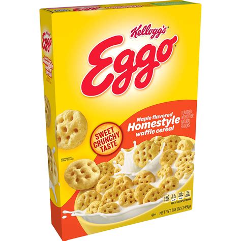 Eggo, Breakfast Cereal, Maple Flavored Homestyle Waffle, Good Source of ...
