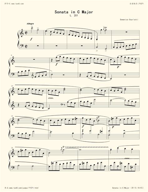 月光奏鸣曲第一乐章钢琴谱 - 贝多芬 - 雨田版 - 琴谱网