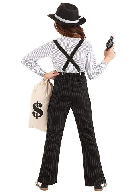 Gangster Lady Girl's Costume