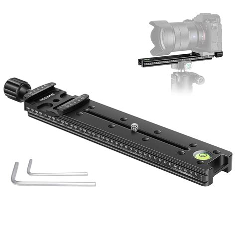 Buy Neewer 200mm Professional Rail Nodal Slide Metal Quick Release ...