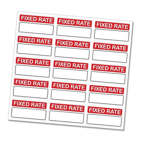 PG Creations MRP Stickers for General Use, Small Size 37x20 mm Paper ...