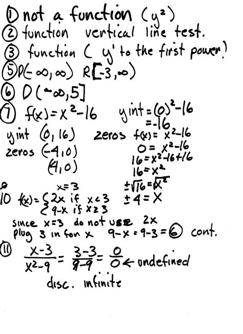 Precalculus Questions