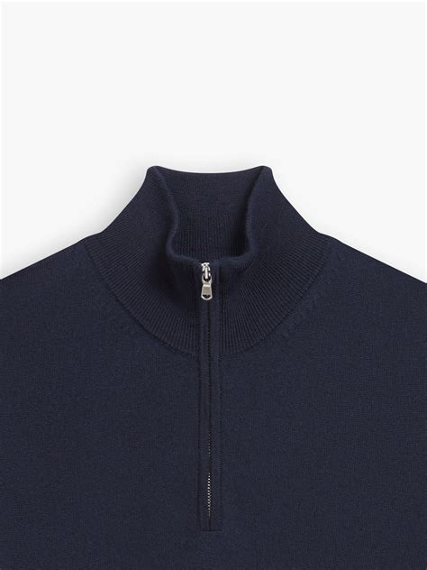 The Merino Wool Quarter-Zip – T.M.Lewin
