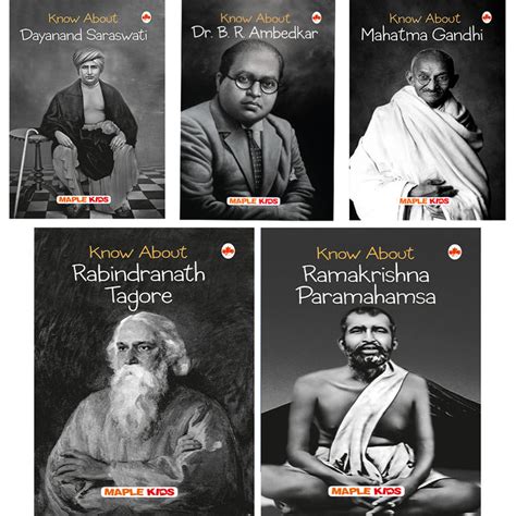 Social Reformers of India (Set of 5 Books) - Rabindranath Tagore, Daya ...
