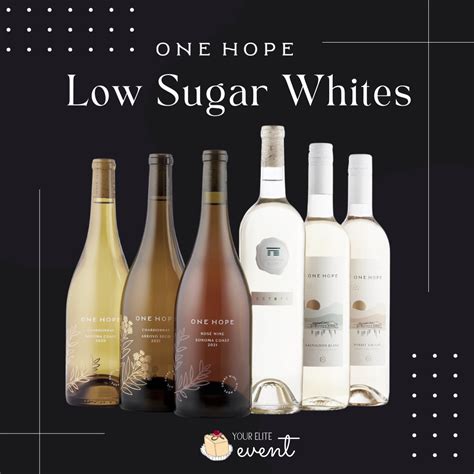 A selection of low-sugar white wines. While most wines in our portfolio ...