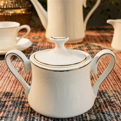 Royal White Cup & Saucer Set – Unique & Elegant Design – Home Touch