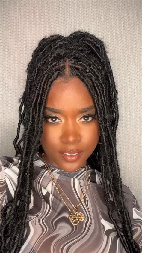 Soft locs hairstyles inspired by chole bailey x halle bailey – Artofit