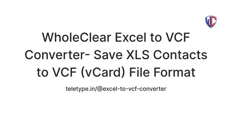 Image result for Excel to VCF Tutorial