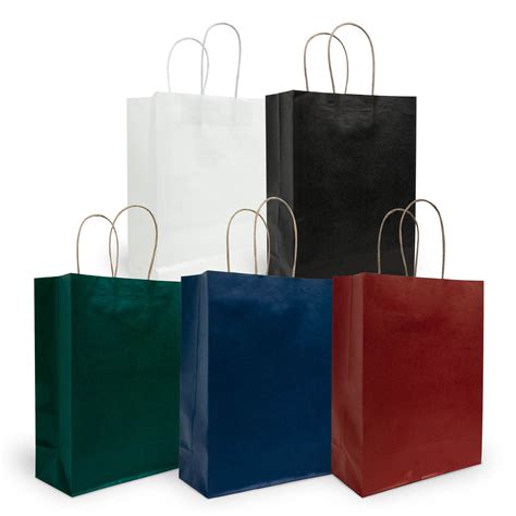 Red Kraft Paper Bag with Twisted Handle [M Size] » Store Age