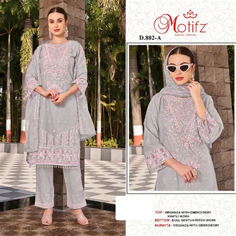 Motifz D.no 802 Wholesale Indian Pakistani Concept Salwar Suits ...