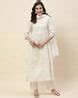 Buy Cream Kurta Suit Sets for Women by mbz.in By Meena Bazaar Online ...