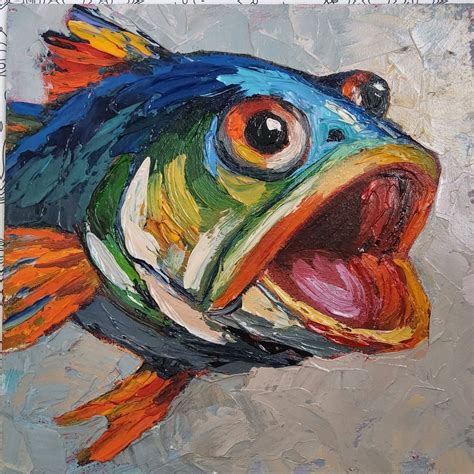 Pin by Msartypants Creationstation on painting ideas | Fish art, Art ...