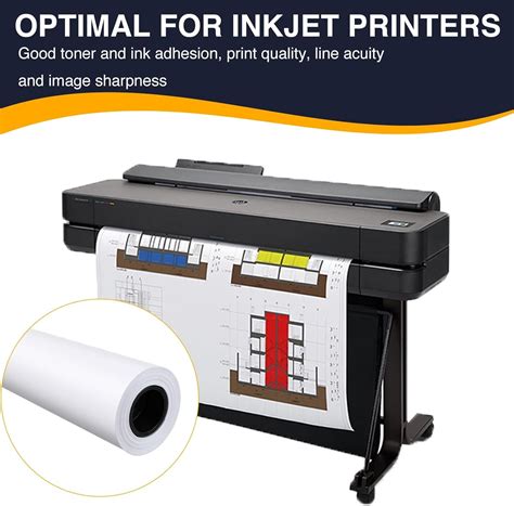 VOISEN Wide Format Paper,Plotter Paper 24 In x 150 India | Ubuy