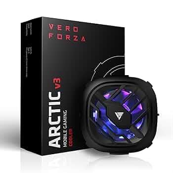 Vero Forza Arctic V3 Mobile Cooler for Gaming, Phone Cooler, for Bgmi ...